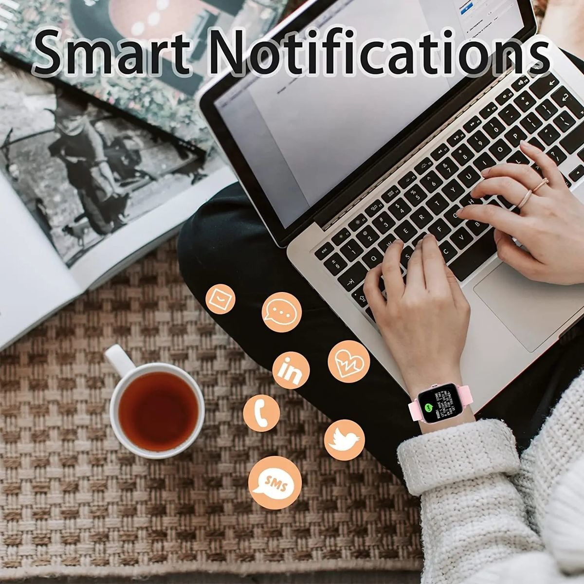 Smartwatch Para Homens E Mulheres (recepção De Cham - Imagem 7