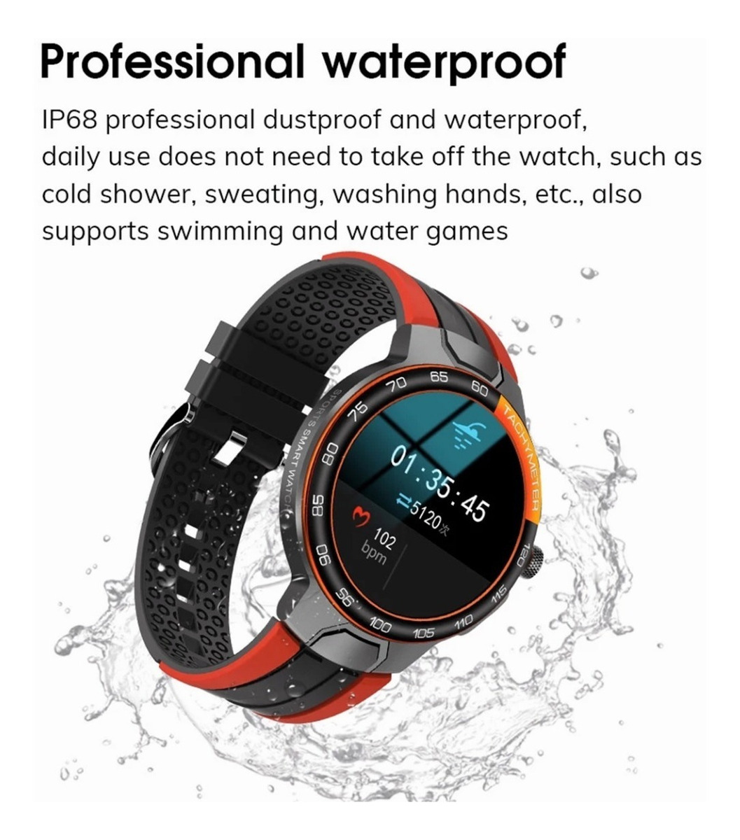 Smartwatch Esportivo Bluetooth À Prova D'água Ip68 - Imagem 26