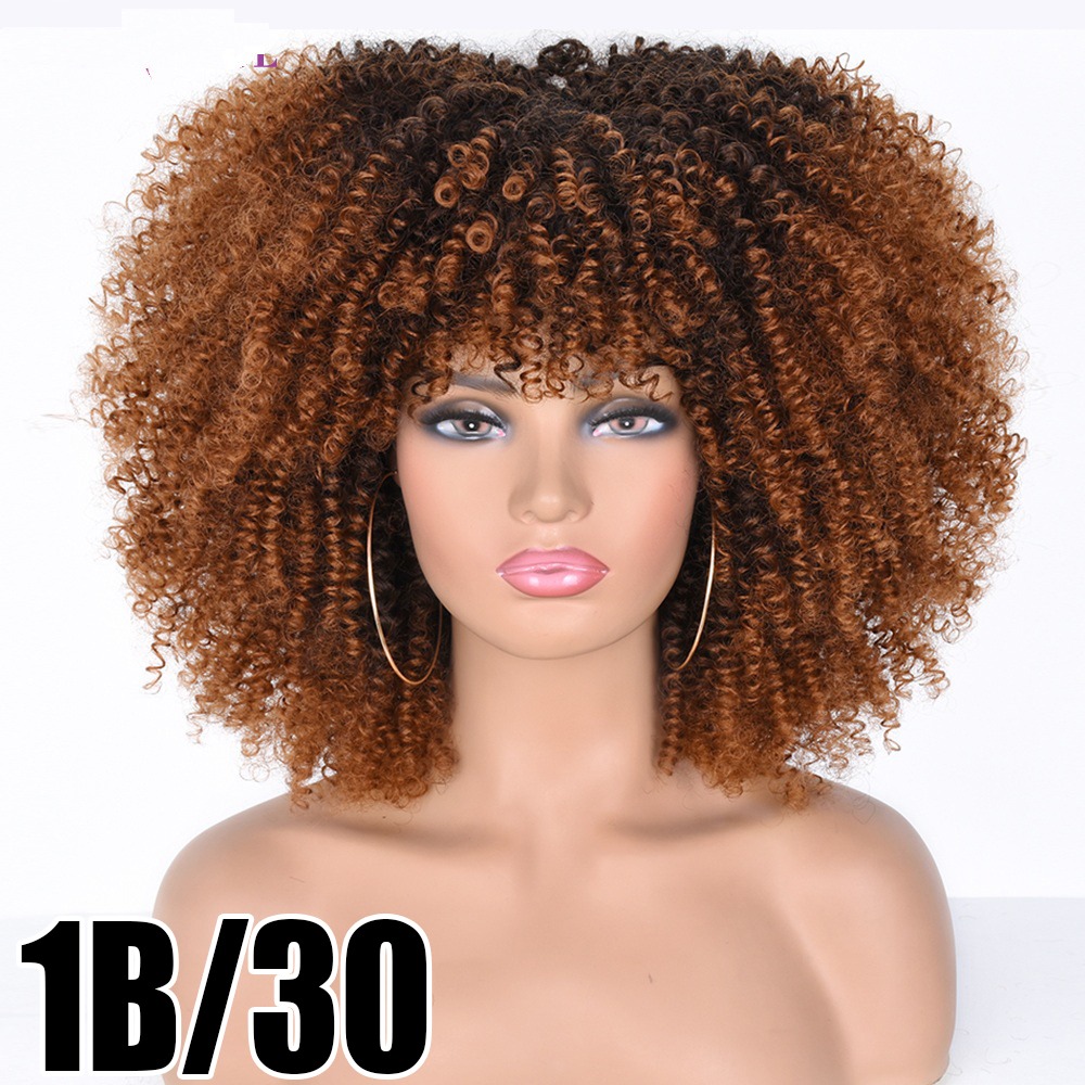 Peruca Peruca Afro Cacheada Para Uso Diario - Imagem 11