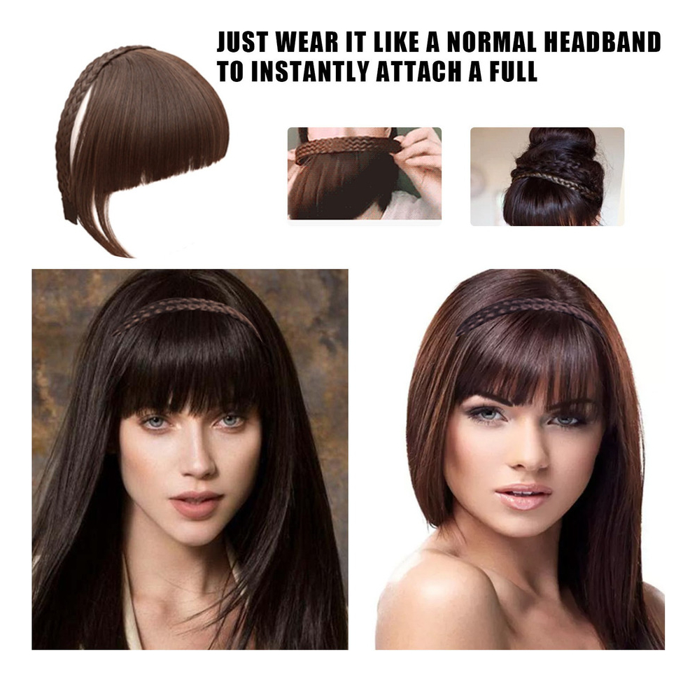 Peruca Pretty Girls Clip On Clip No Cabelo Dianteiro Franja - Imagem 10