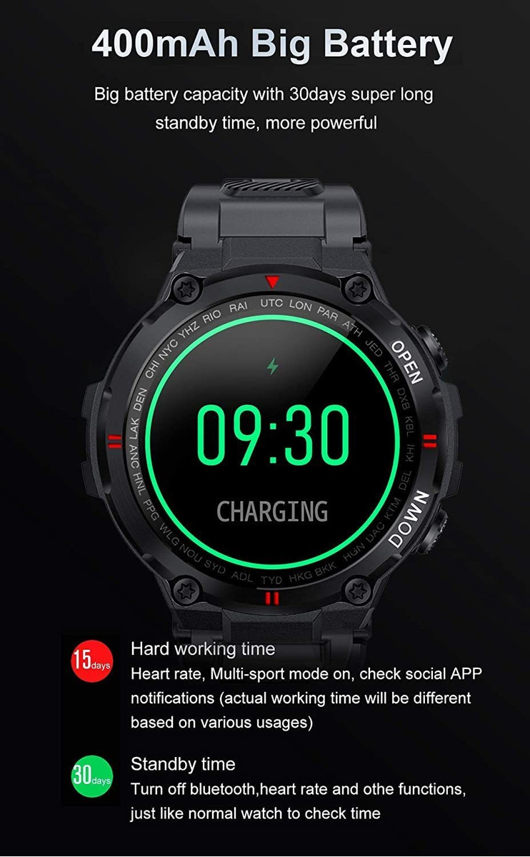 Relógios Inteligentes Fitness Tracker Smartwatch For - Imagem 4