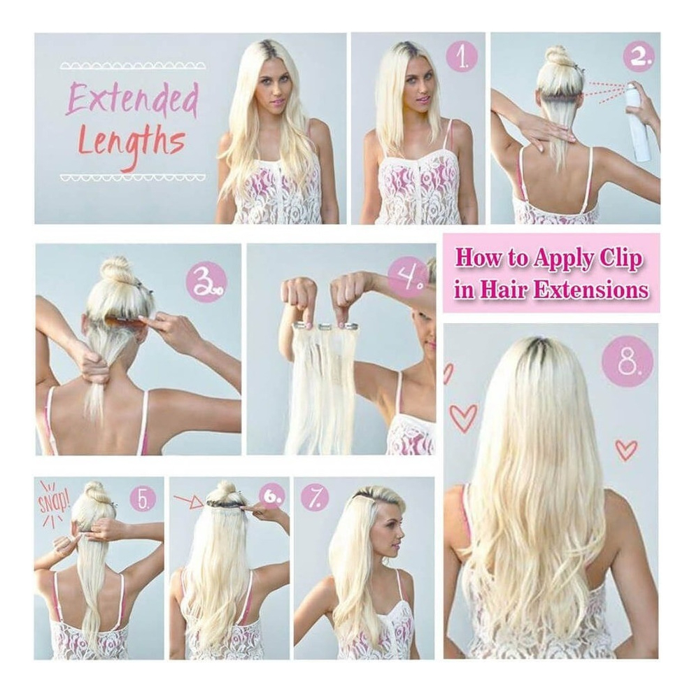 Peruca Cabelo Humano Aplique Tic Tac 55 Cm-chocolate Marrom - Imagem 6