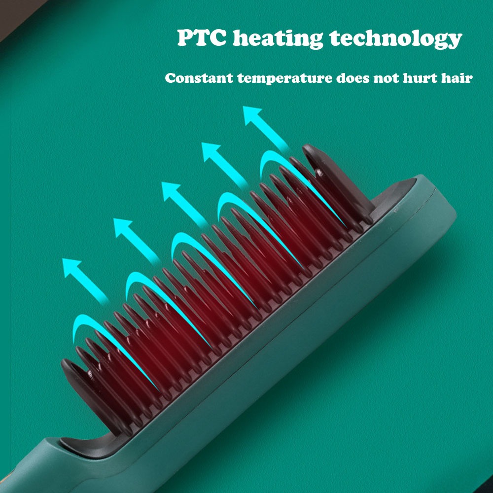 Escova De Secador De Alisamento 2 Em 1 Com Visor De Temperat - Imagem 5