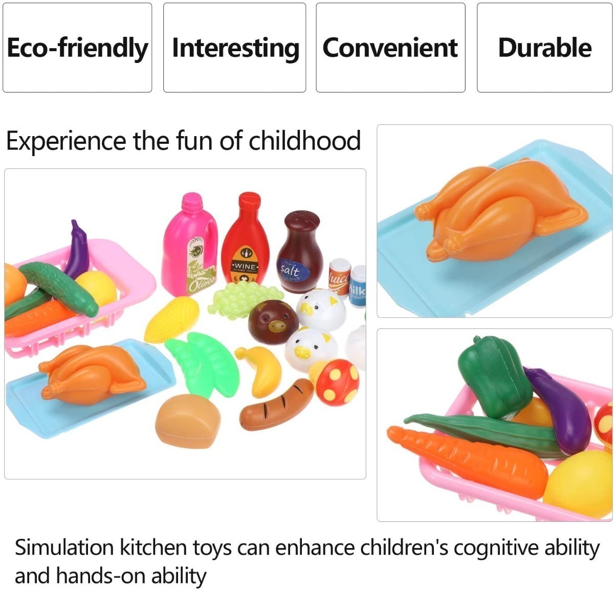 Conjunto De Corte De Frutas E Vegetais - Brinquedos Infantis - Imagem 10