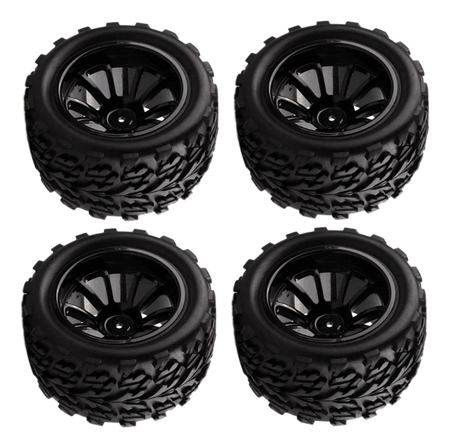 4 Peças Rc Car 1/10 Racing Wheel Rim Pneus Para 1/10 Hsp - Imagem 5