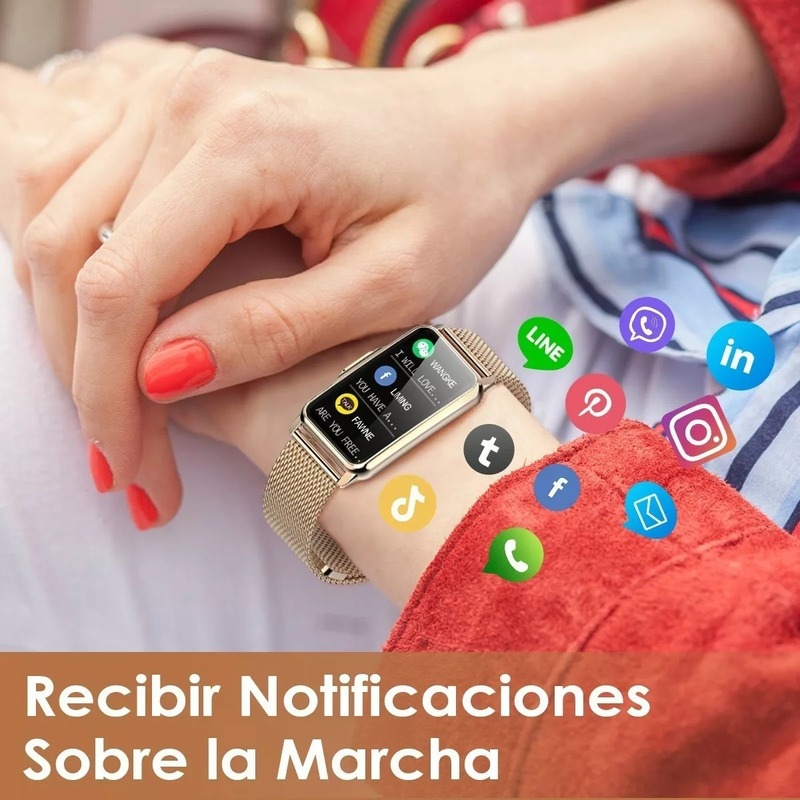 Relógio Smartwatch Smart Band Bluetooth Inteligente Feminino - Imagem 6