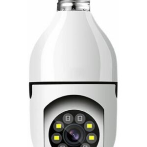 Lâmpada Espiã Panorâmica 360°com Cartão Memória128g Original