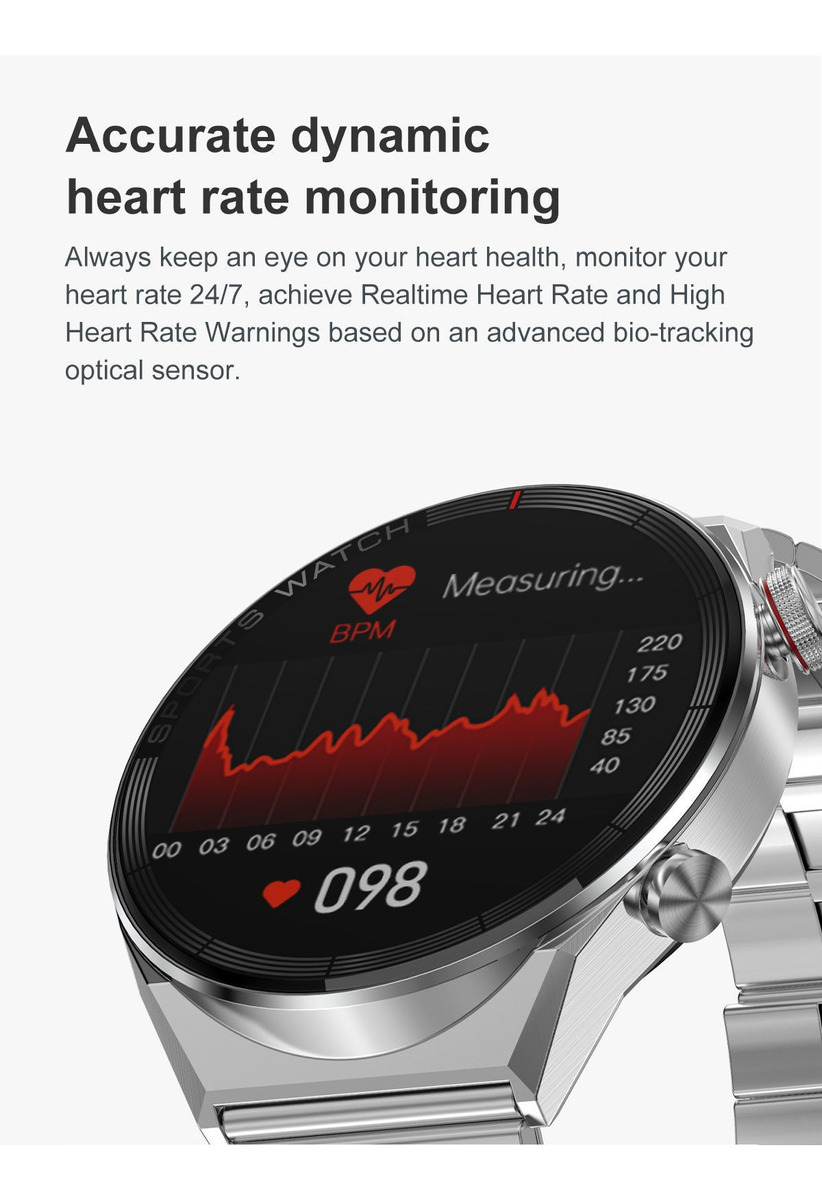 Smartwatch Para Homens Mulheres Tracker Fitness - Imagem 7