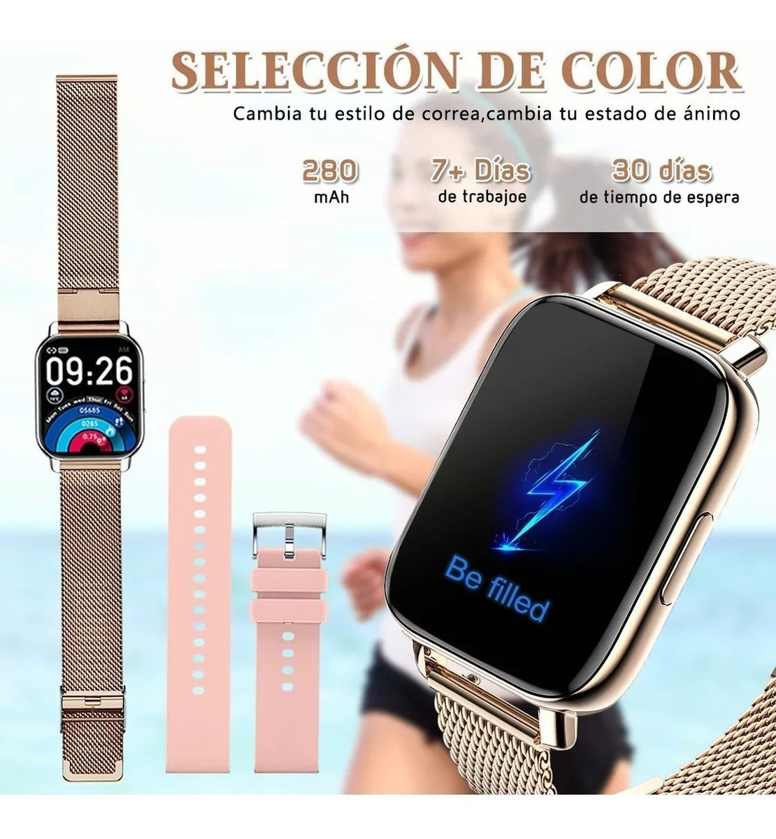 Smartwatch Feminino Smartwatch À Prova D'água - Imagem 9