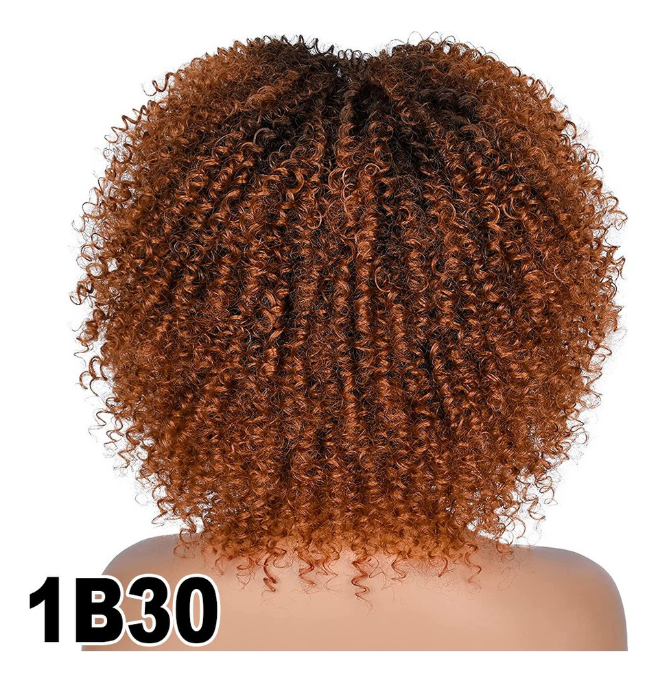 Peruca Peruca Afro Cacheada Para Uso Diario - Imagem 16