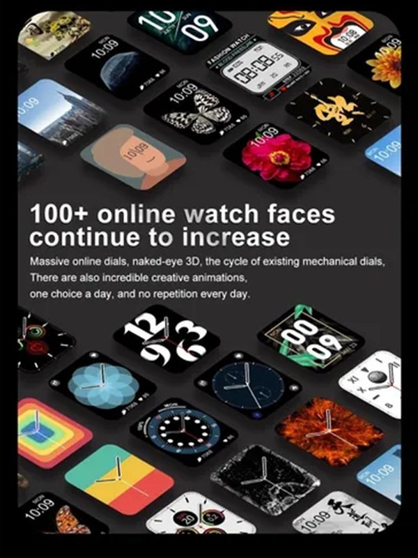 Homens Mulheres Dt100 Pro Smartwatch Para iPhone Xiaomi - Imagem 13
