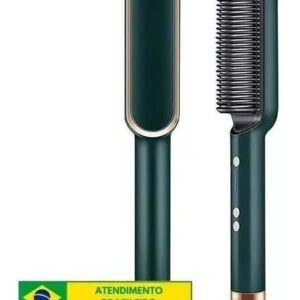 Escova Alisadora 5 Em 1 Profissional Sleek Gold - Bivolt