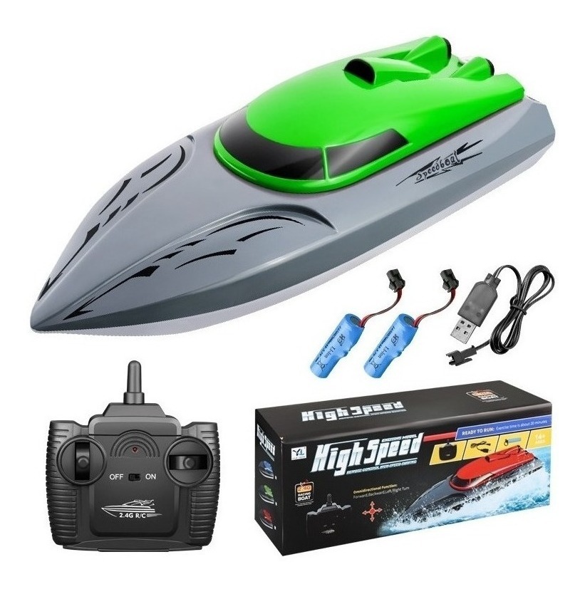 2.4g Rc Barco Elétrico Infantil Brinquedos Lancha - Imagem 13