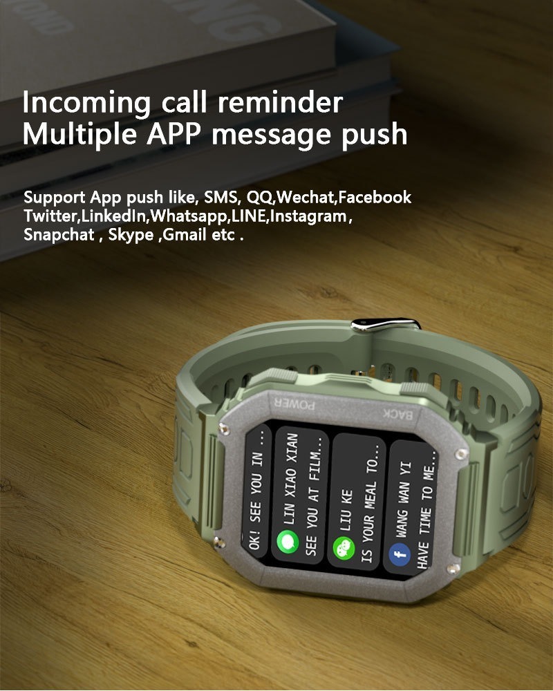 Relógio Esperto Fazer/responder Chamada Fitness Watch Para A - Imagem 9