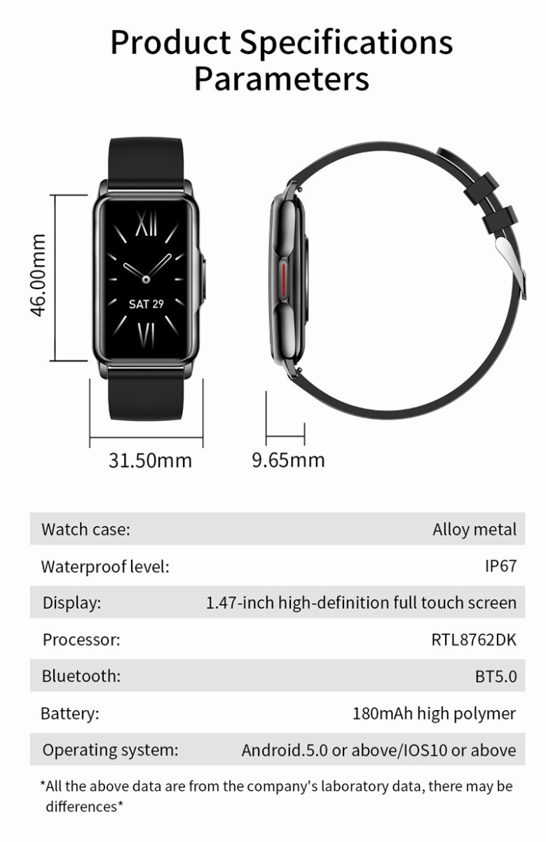 Senhoras Bluetooth Esportes Smartwatch Para Xiaomi - Imagem 9