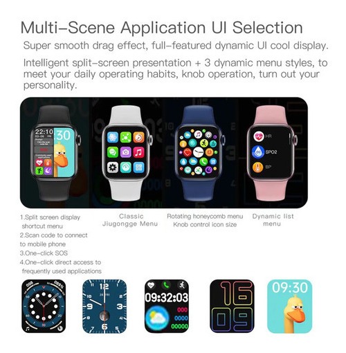 Pulseira Smartwatch Iwo Hw12 À Prova D'água + - Imagem 6