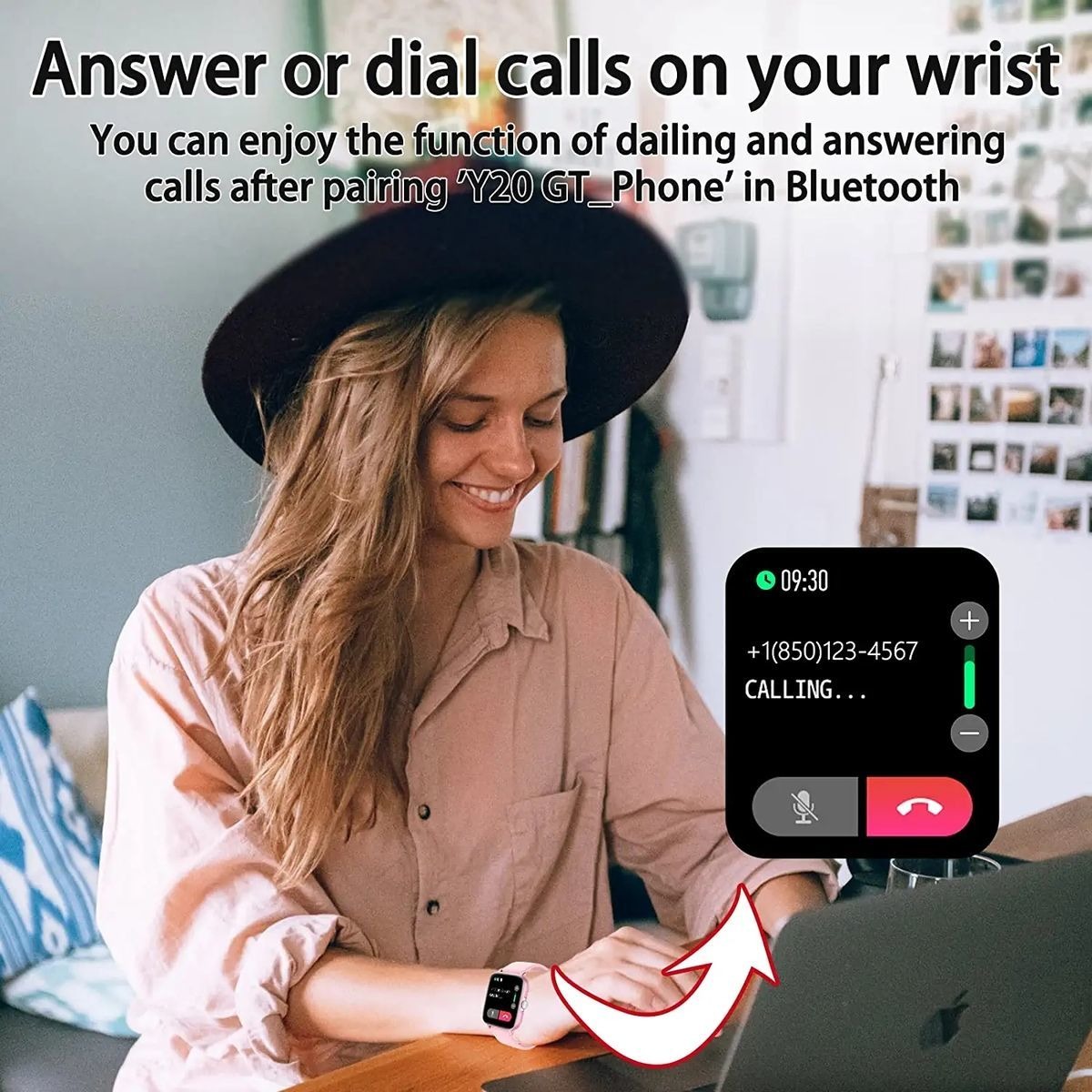 Smartwatch Para Homens E Mulheres (recepção De Cham - Imagem 2