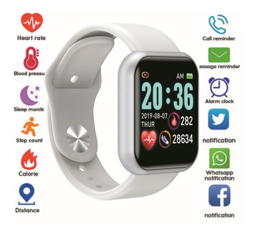 Troca De Fotos Do Smartwatch Y68 D20 - Imagem 8