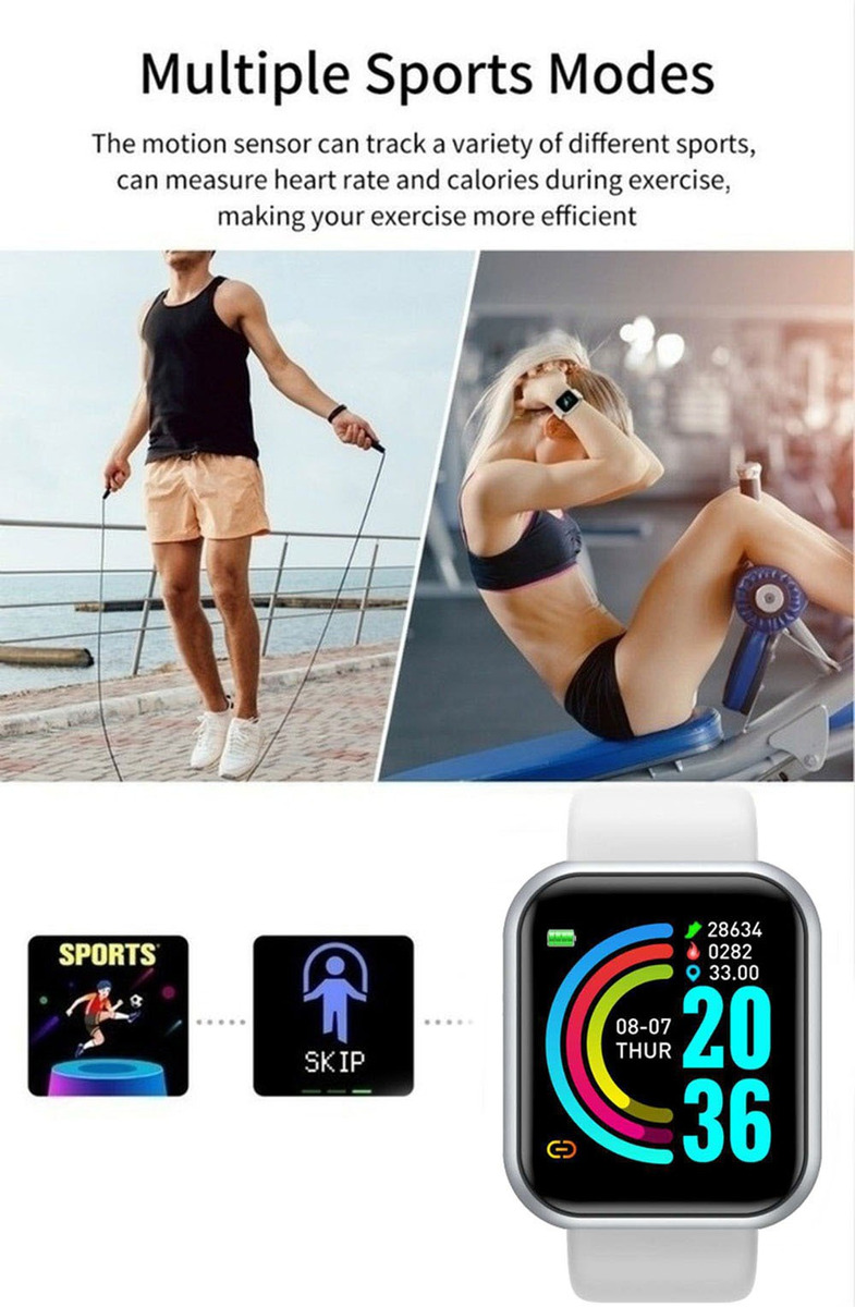 Impermeável Com Bluetooth De Smartwatch Desportivo - Imagem 24