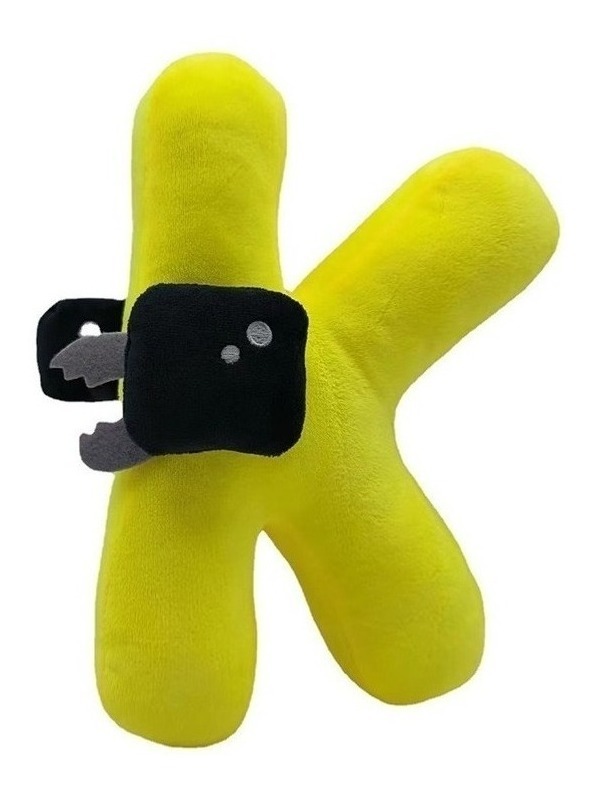 Brinquedo De Pelúcia Infantil Alphabet Lore, 6 Peças, Ijklmn - Imagem 2