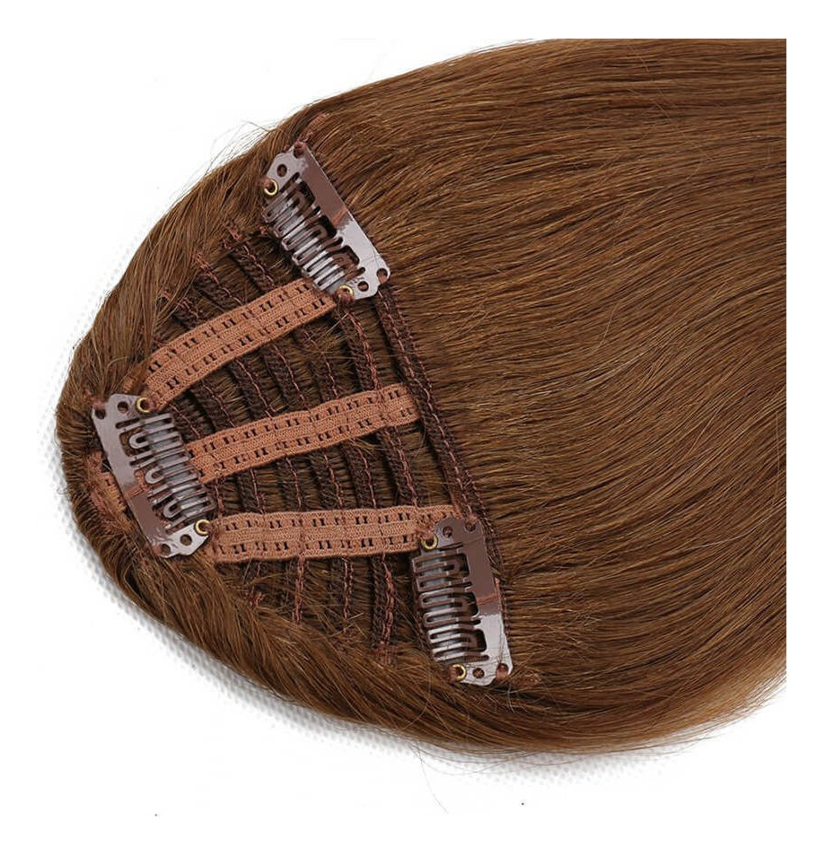 Peruca Cabelo Humano Virgem 20cm Franja - Imagem 5
