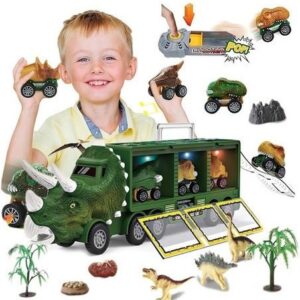 Caminhão De Brinquedo De Dinossauro Infantil Com Luzes