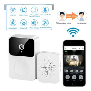 Câmera De Campainha De Vídeo Sem Fio Visual Smart Security