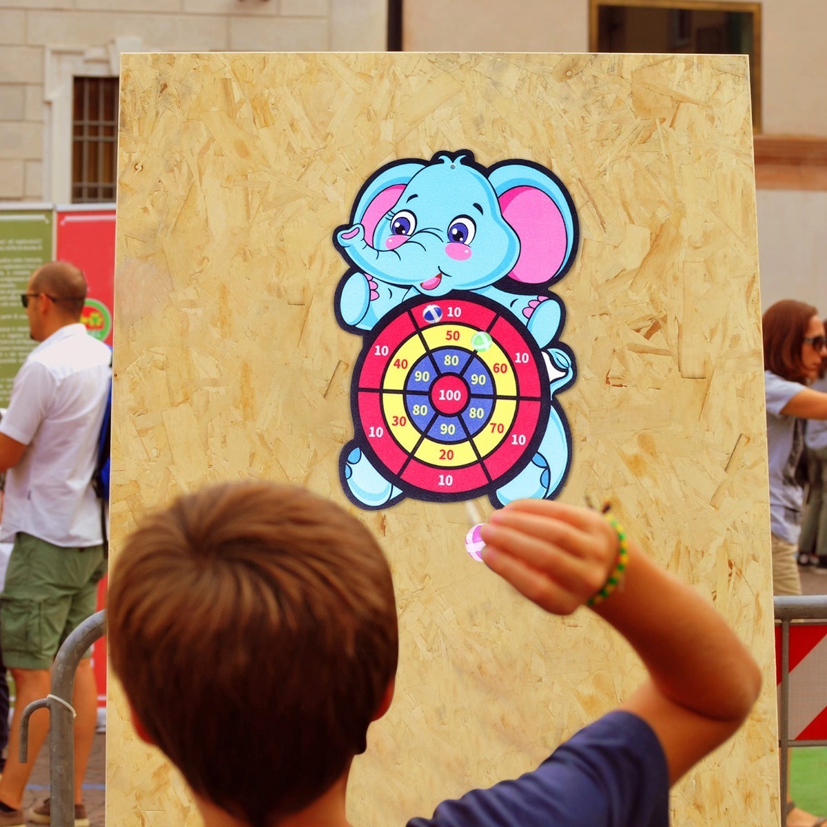 Um Tabuleiro De Dardos Infantil Ao Alvo Sticky Ball Self-adh - Imagem 23
