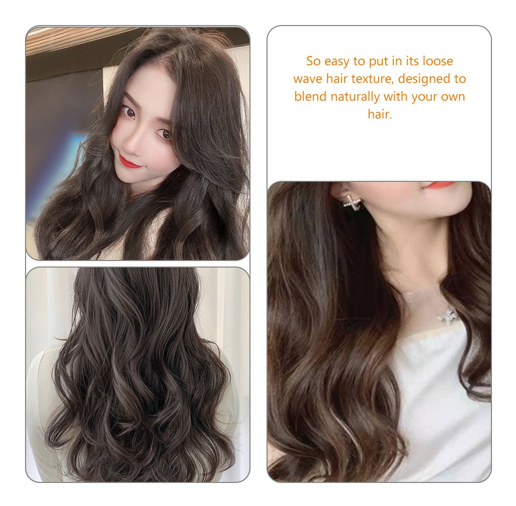 Peruca Ondulada, Clipe Invisível Na Extensão Do Cabelo, Cabe - Imagem 6