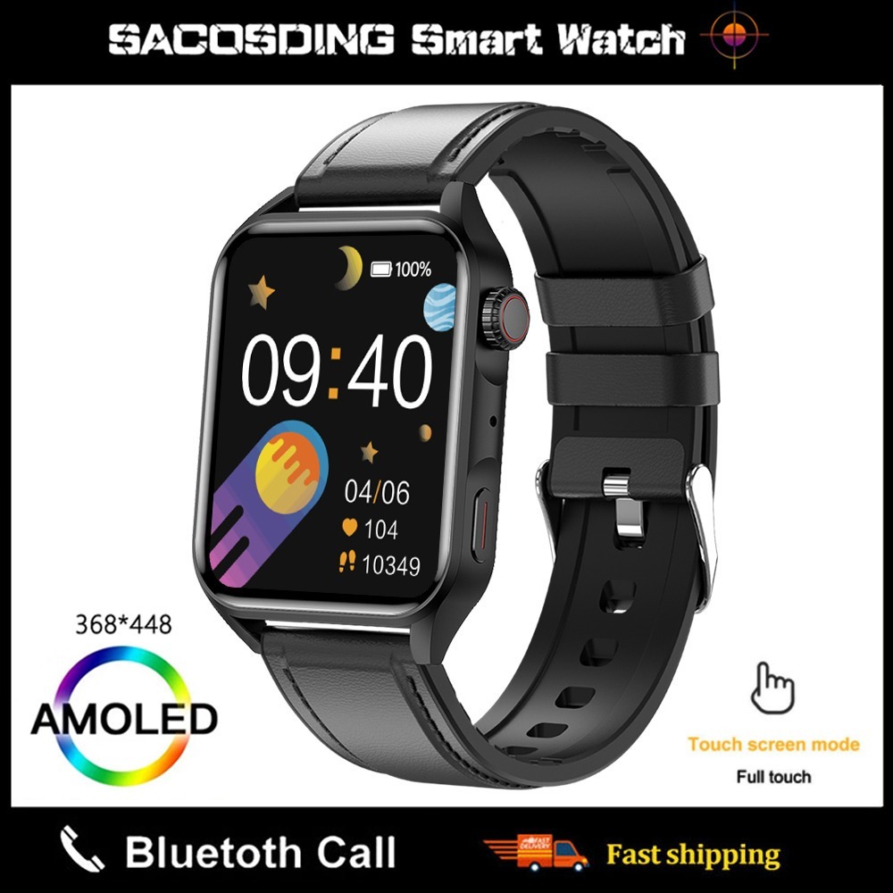 Relógio Inteligente Amoled Nfc Bluetooth Chamada Homem - Imagem 11
