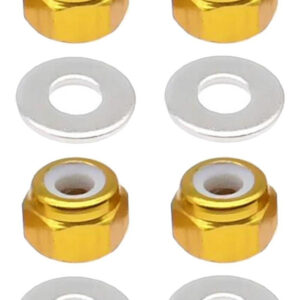 8x M3 Porcas De Travamento Com Gaxeta Para Wltoys 144001