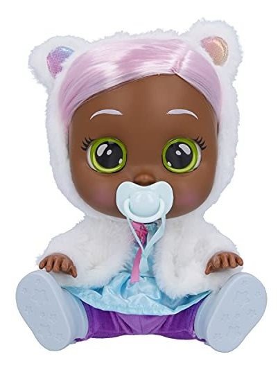 Cry Babies Dressy Pearly 12 Baby Doll Vestido Azul Branco