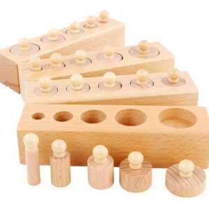 Soquete, Blocos De Cilindros Montessori, Conjunto De Brinque