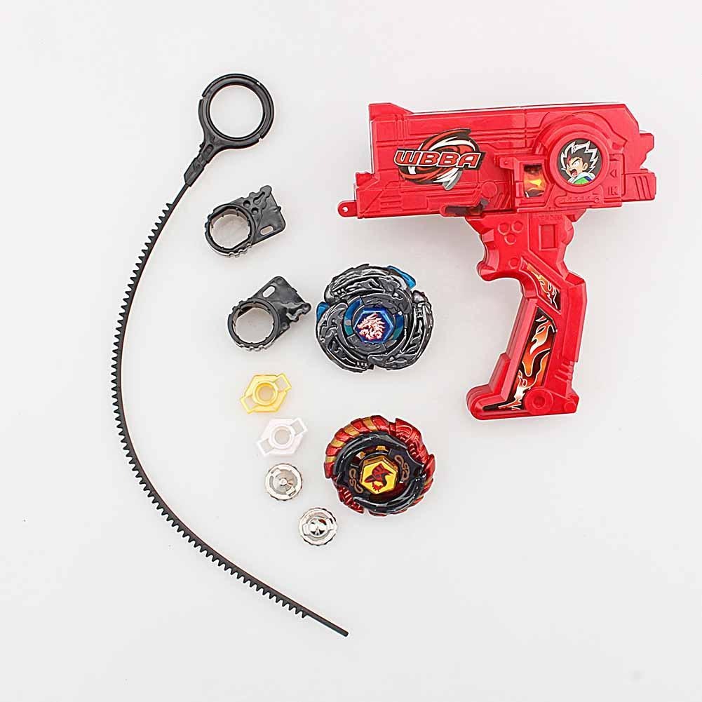 4d Bayblade W/lançador Metal Fusion Masters Luta W/dual L - Imagem 5