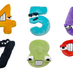 6 Peças De Brinquedo Infantil Number Lore Doll Soft Toy, 456