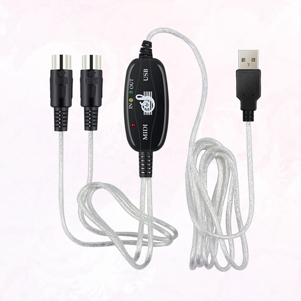 Teclado Sintetizador, Cabo Usb, Cabo Adaptador Midi De 180 X - Imagem 4