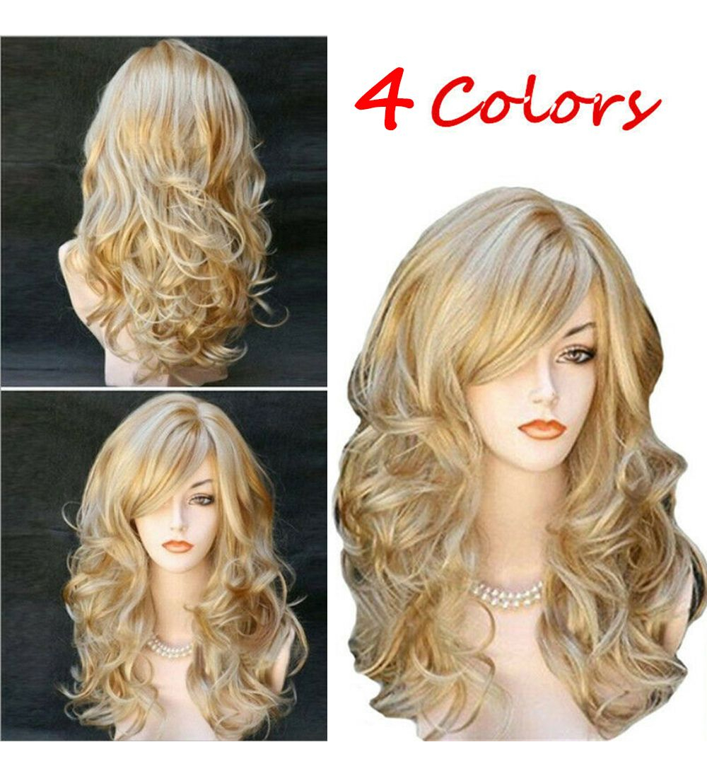 Perucas Longas Encaracoladas Peruca De Cabelo Ombreparty Per - Imagem 6