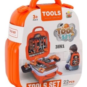 Mochila De Ferramentas Para Crianças Kit De Broca Infantil