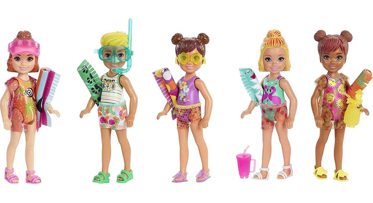 Boneca Barbie Chelsea Color Reveal Com 6 Surpresas 4 Bolsas - Imagem 6
