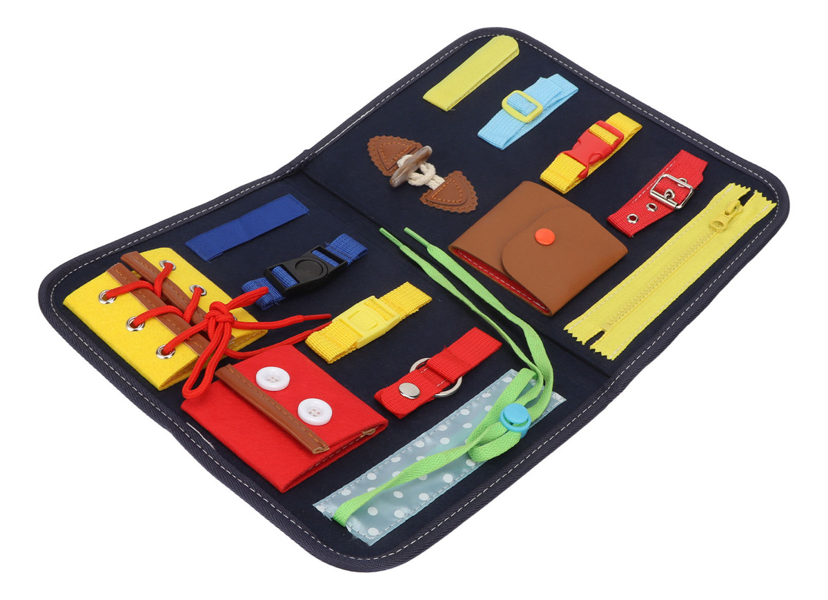 Placa Sensorial Montessori: Aprendendo Habilidades Motoras F - Imagem 10