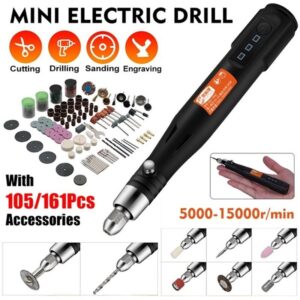 161pcs Moedor Elétrico Broca Gravura Escultura Caneta Ferram