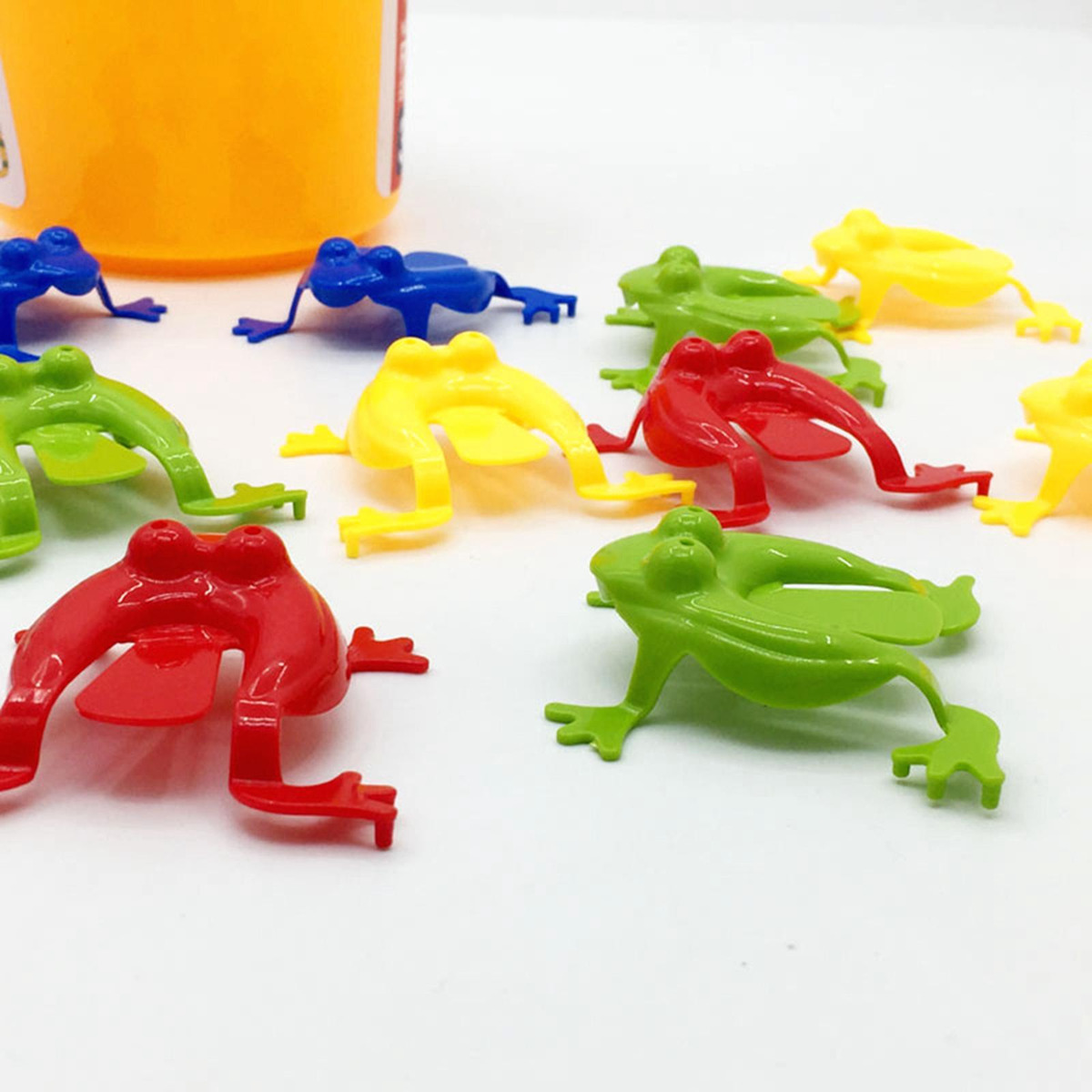 12x Brinquedo Sapo Saltitante Com Baldefroggy Party Game - Imagem 3