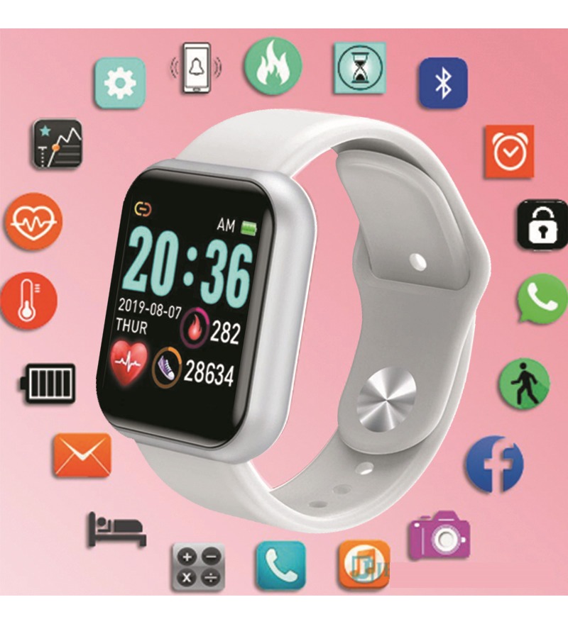 Pulseira De Smartwatch Digital Masculino Feminino - Imagem 8