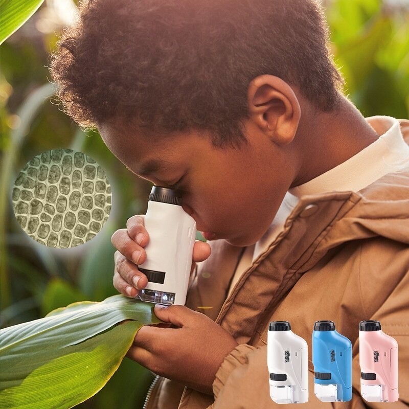 Brinquedo Educativo Guia Laboratório De Microscópio Portátil - Imagem 7