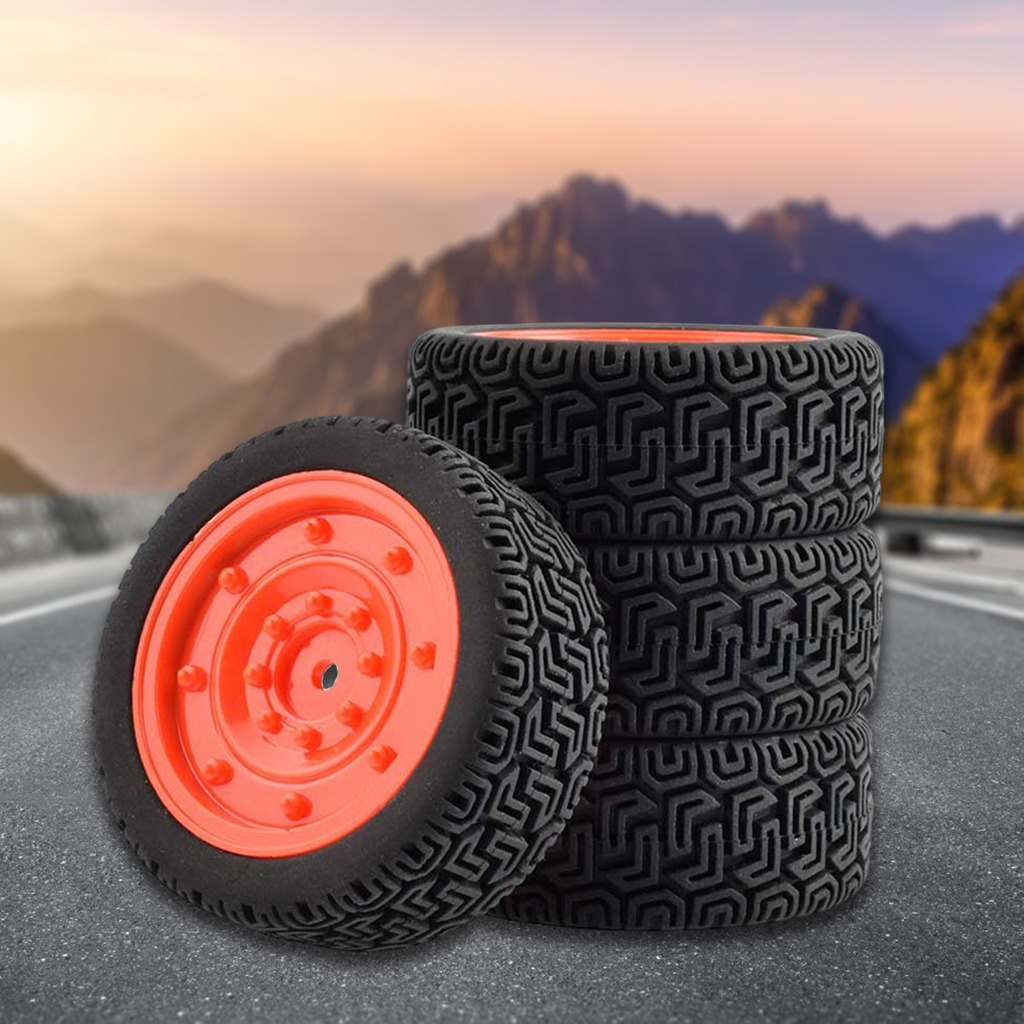 4 Cubos De Pneus De Borracha Para Wltoys 144001 1/10 Rc Carr - Imagem 5