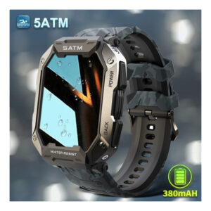Smartwatch Militar C20 Antichoque À Prova D'água 50m