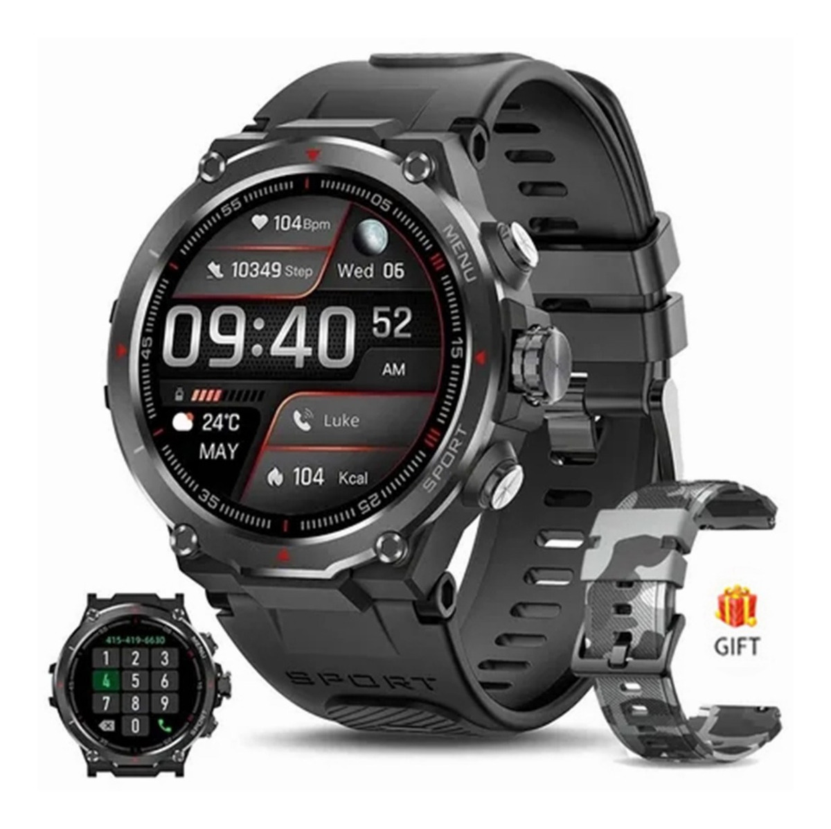 Para Xiaomi Huawei Relógio De Esportes Bluetooth Inteligente