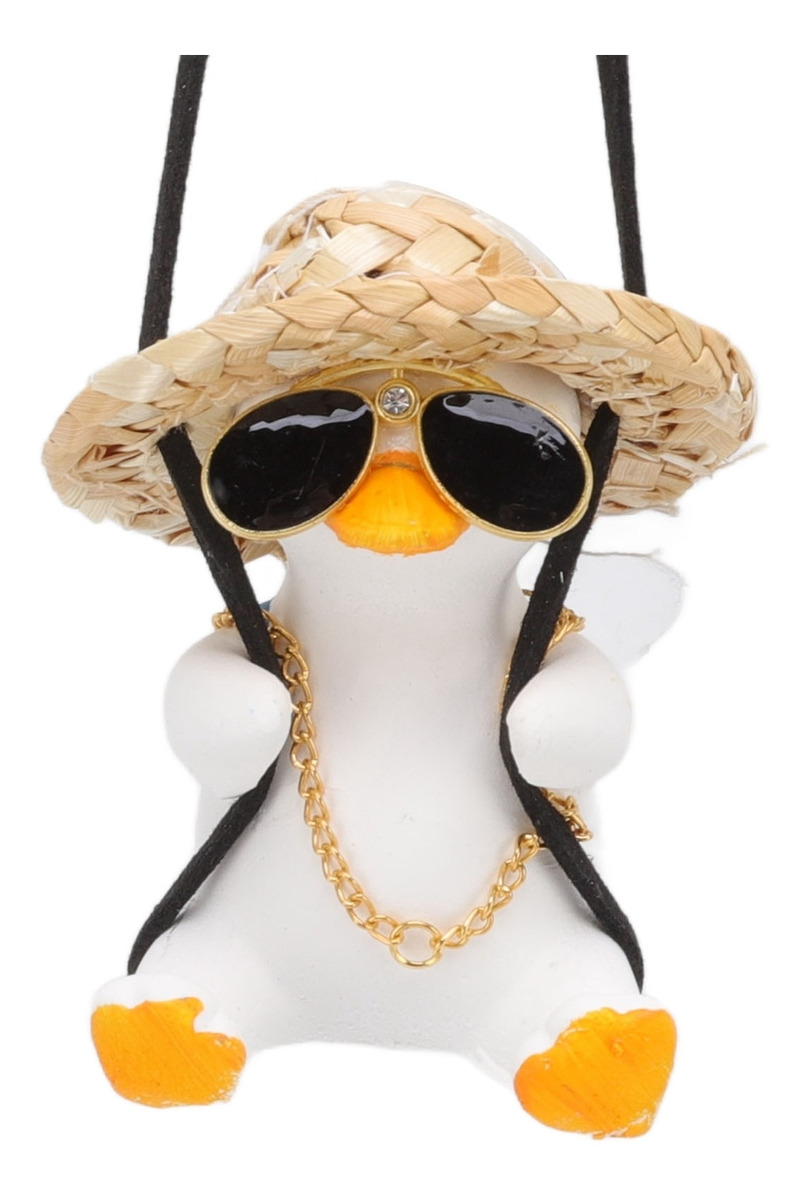 Pingente De Carro De Pato Giratório Bonito Pendurado Decoraç - Imagem 6