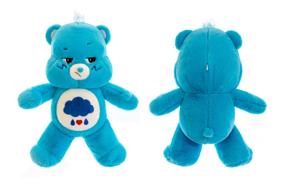 Ursinhos Carinhosos Azul Zangado 48 Cm Foto Real Do Produto - Imagem 2