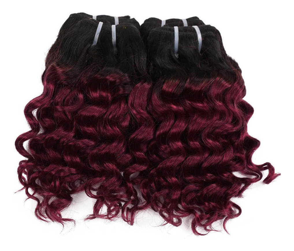 Peruca Cabelo Humano Brasileiro Com Onda Corporal 35cm 50g - Imagem 2
